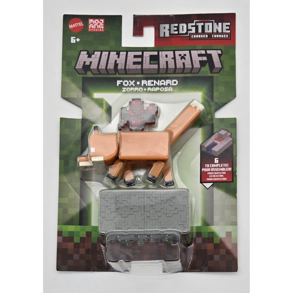 Minecraft Creature & Mob Figures Lot 4 3.5" Mojang‎ New Redstone Variants - Picture 5 of 9